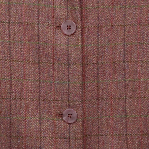 Lands End Wool Jacket Women 16P Pink Classic Preppy Professional Academia Career - Picture 9 of 16